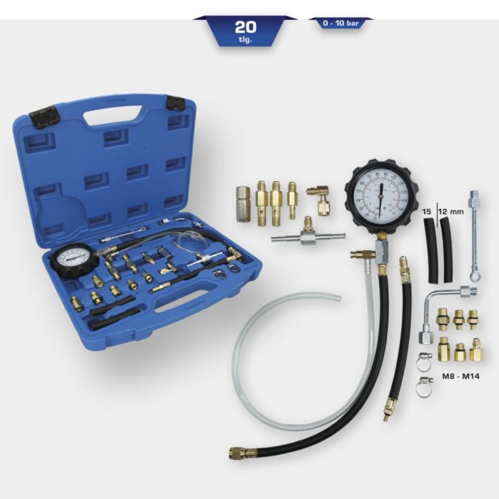 Coffret de contrôle d'injection carburant 20 pcs BRILLIANT TOOLS - KS TOOLS - BT581350
