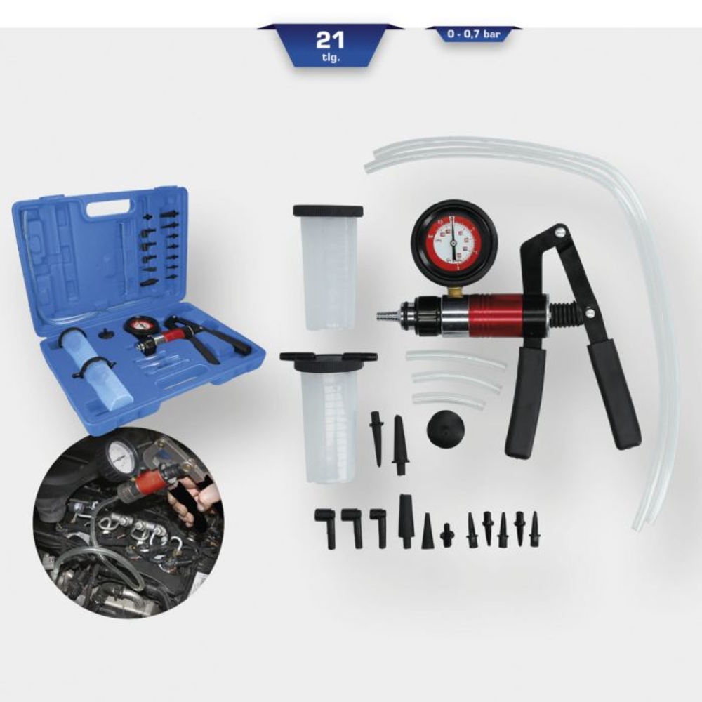 Coffret de contrôle par dépression 21 pcs BRILLIANT TOOLS - KS TOOLS - BT581500