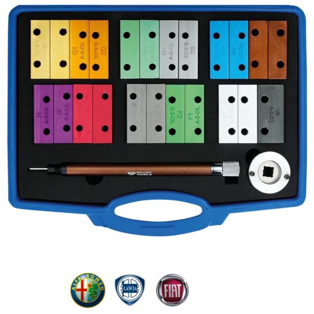 Jeu d’outils de calage pour Fiat Lancia Alfa Romeo 1,4 / 4,6 / 4,8 / 2,0 16V BRILLIANT TOOLS - KS TOOLS - BT591350