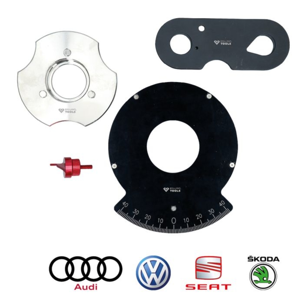 Jeu d'outils de contrôle de chaine de distribution pour VAG 1.2, 1.4 TFSI 4 pcs BRILLIANT TOOLS - KS TOOLS - BT595910