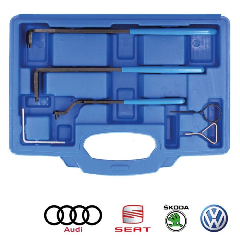 Jeu de clés pour galets tendeurs de courroie pour VAG 6 pcs BRILLIANT TOOLS - KS TOOLS - BT597600