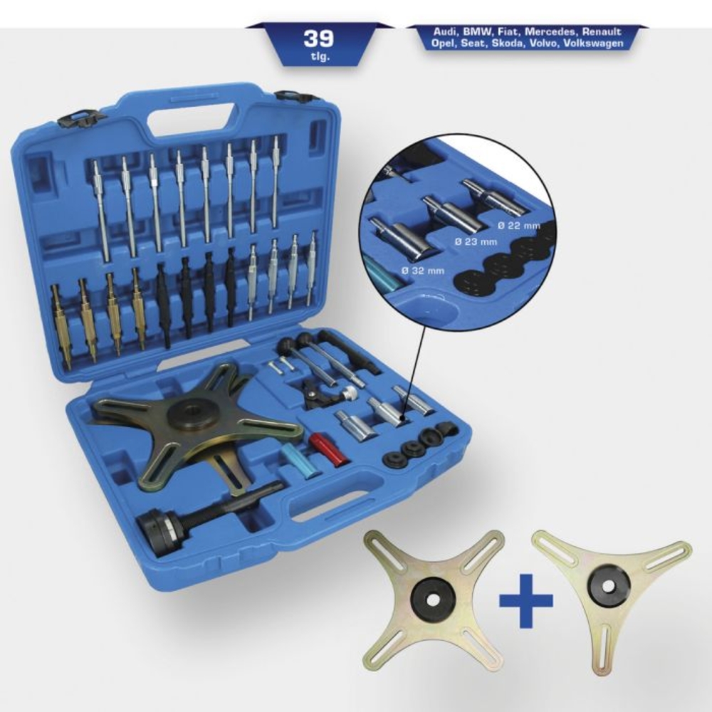 Jeu d’outils de centrage pour embrayage SAC 39 pcs BRILLIANT TOOLS - KS TOOLS - BT641150
