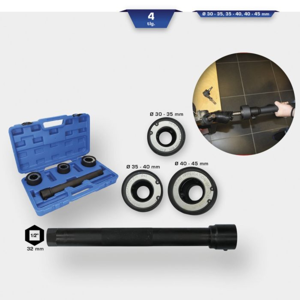 Jeu d’outils pour barre d’accouplement 4 pcs BRILLIANT TOOLS - KS TOOLS - BT661350