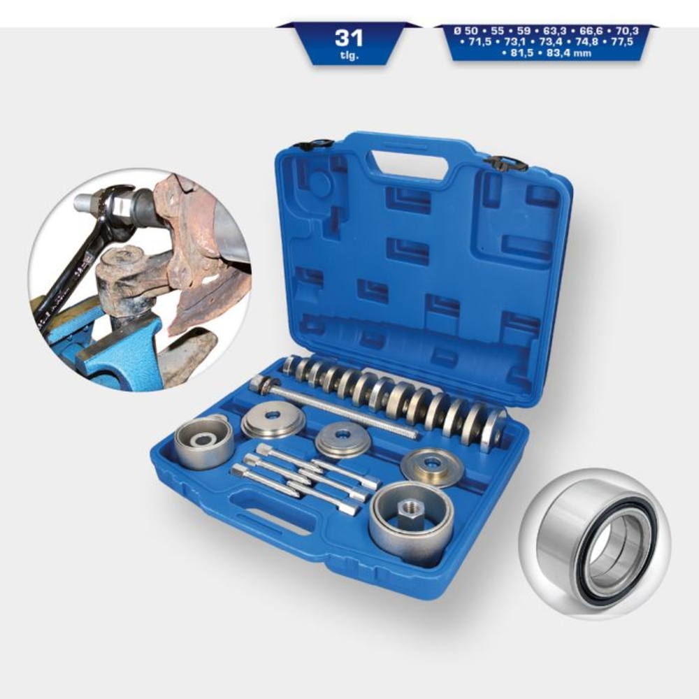 Jeu d’outils pour roulements de roues 31 pcs BRILLIANT TOOLS - KS TOOLS - BT671650