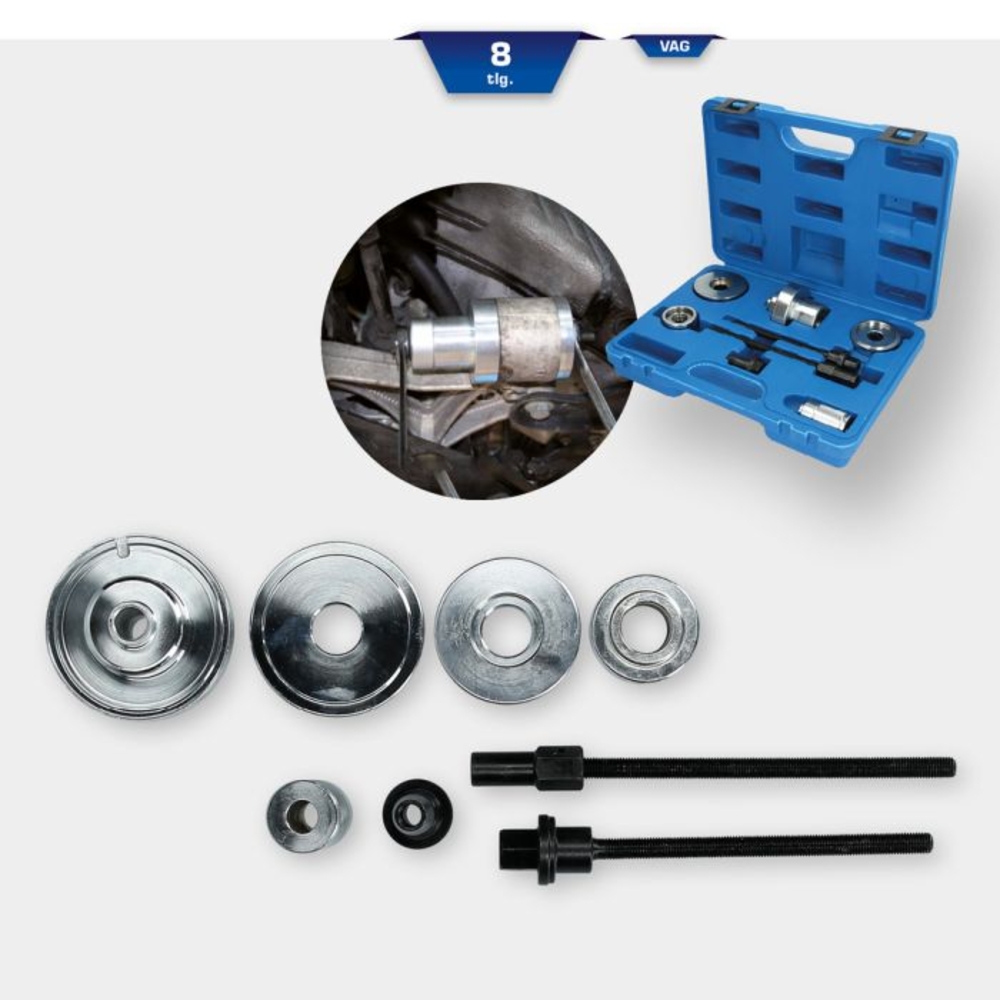 Coffret d'outils pour silent-blocs pour VW Polo 9N 8 pcs BRILLIANT TOOLS - KS TOOLS - BT671800