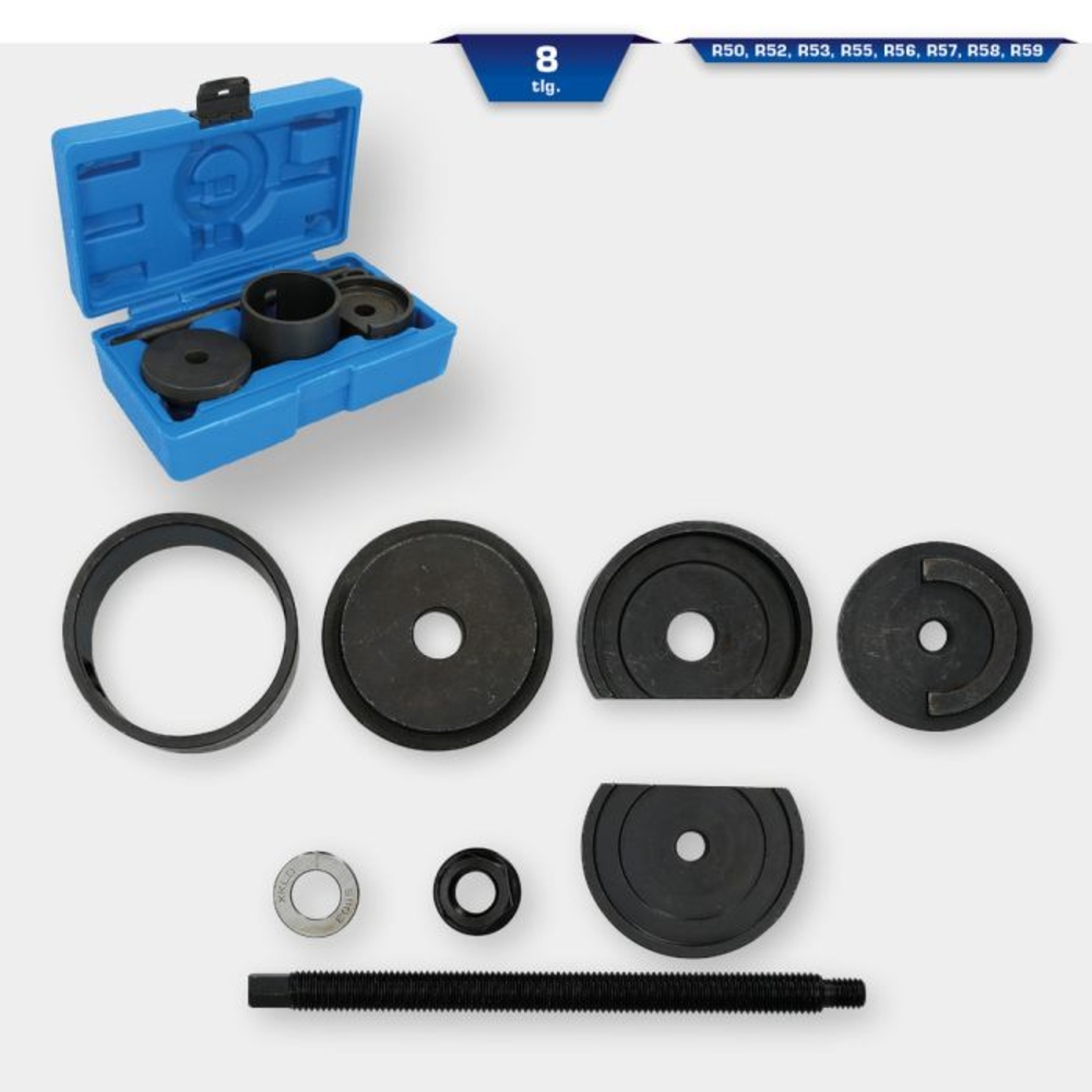 Coffret d’outils pour silent-blocs pour Mini 8 pcs BRILLIANT TOOLS - KS TOOLS - BT671850