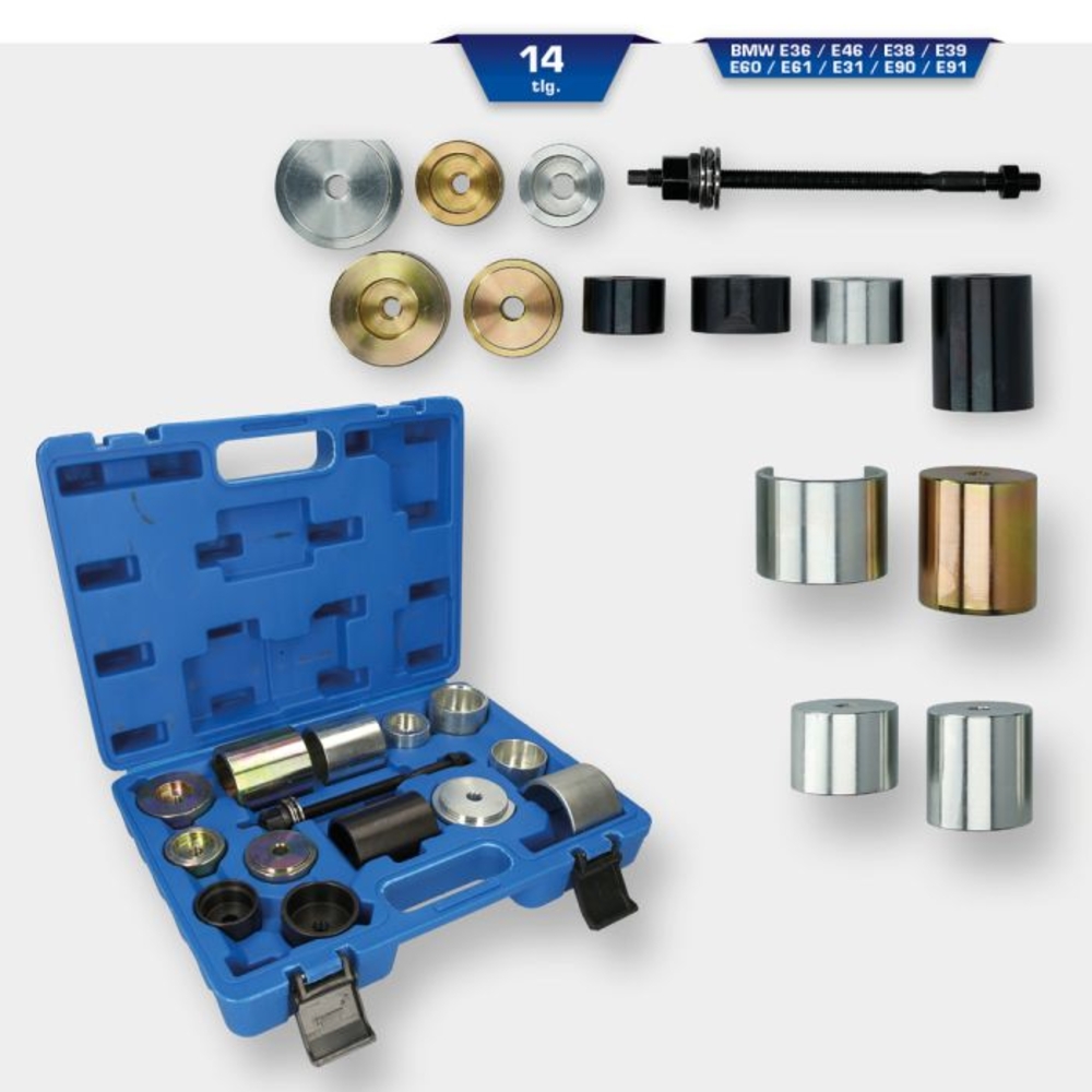 Coffret d'outils pour silent-blocs pour BMW 14 pcs BRILLIANT TOOLS - KS TOOLS - BT672050