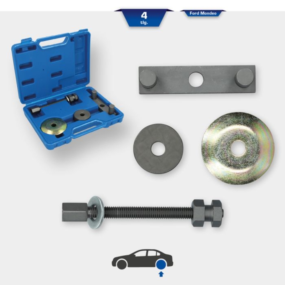 Coffret d’outils pour silent-blocs pour Ford Mondeo 4 pcs BRILLIANT TOOLS - KS TOOLS - BT672150