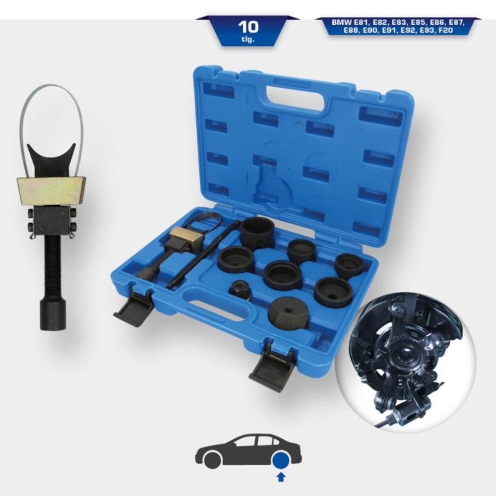 Jeu d’outils pour bras longitudinal pour essieu arrière BMW 10 pcs BRILLIANT TOOLS - KS TOOLS - BT672200