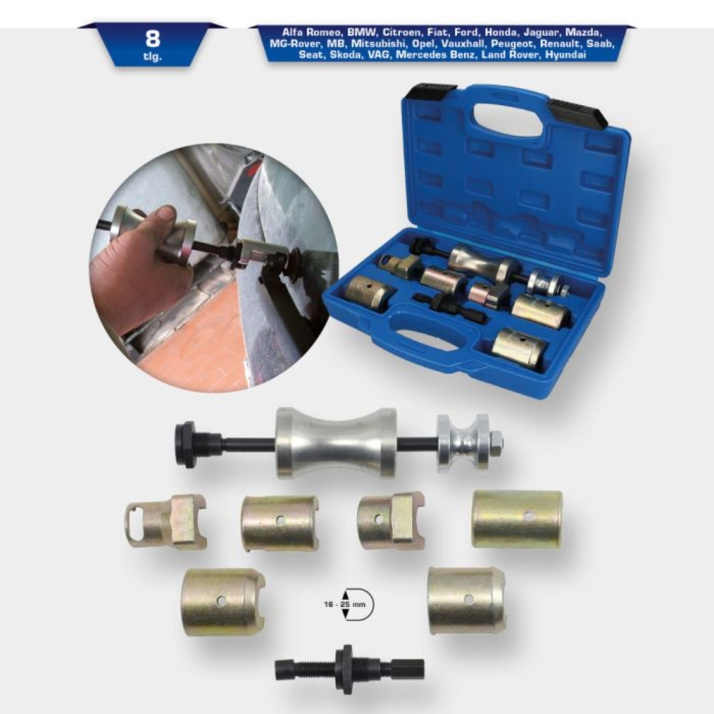 Coffret d'extracteurs bras d’essuie-glaces 8 pcs BRILLIANT TOOLS - KS TOOLS - BT681000