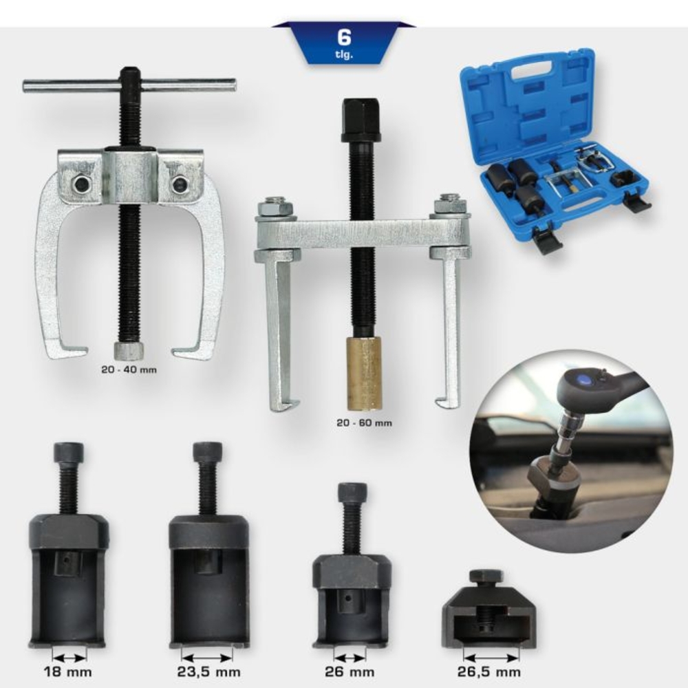 Coffret d'extracteurs bras d’essuie-glaces 6 pcs BRILLIANT TOOLS - KS TOOLS - BT681050