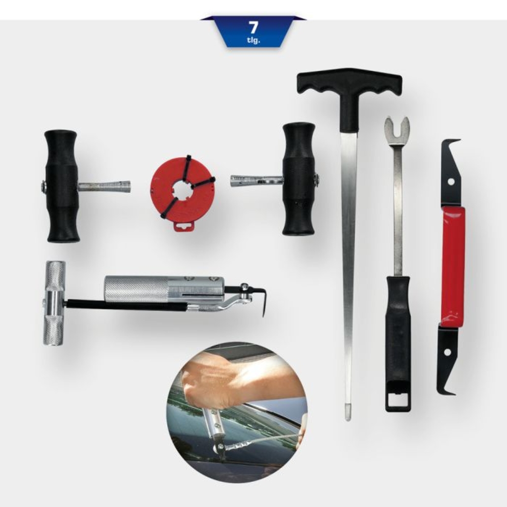 Jeu de démontage de pare-brise 7 pcs BRILLIANT TOOLS - KS TOOLS - BT681100