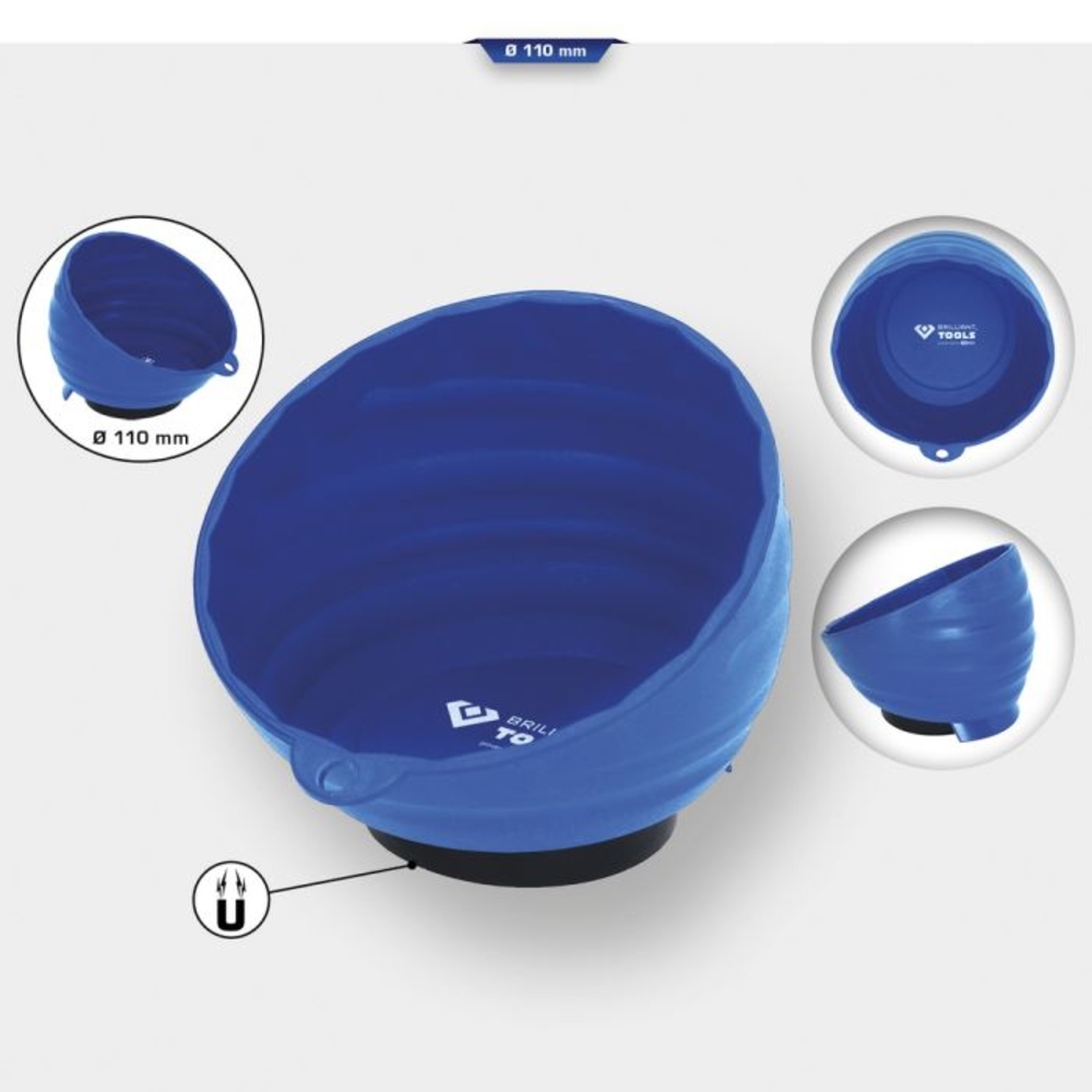 Bol magnétique en plastique D11cm BRILLIANT TOOLS - KS TOOLS - BT691159