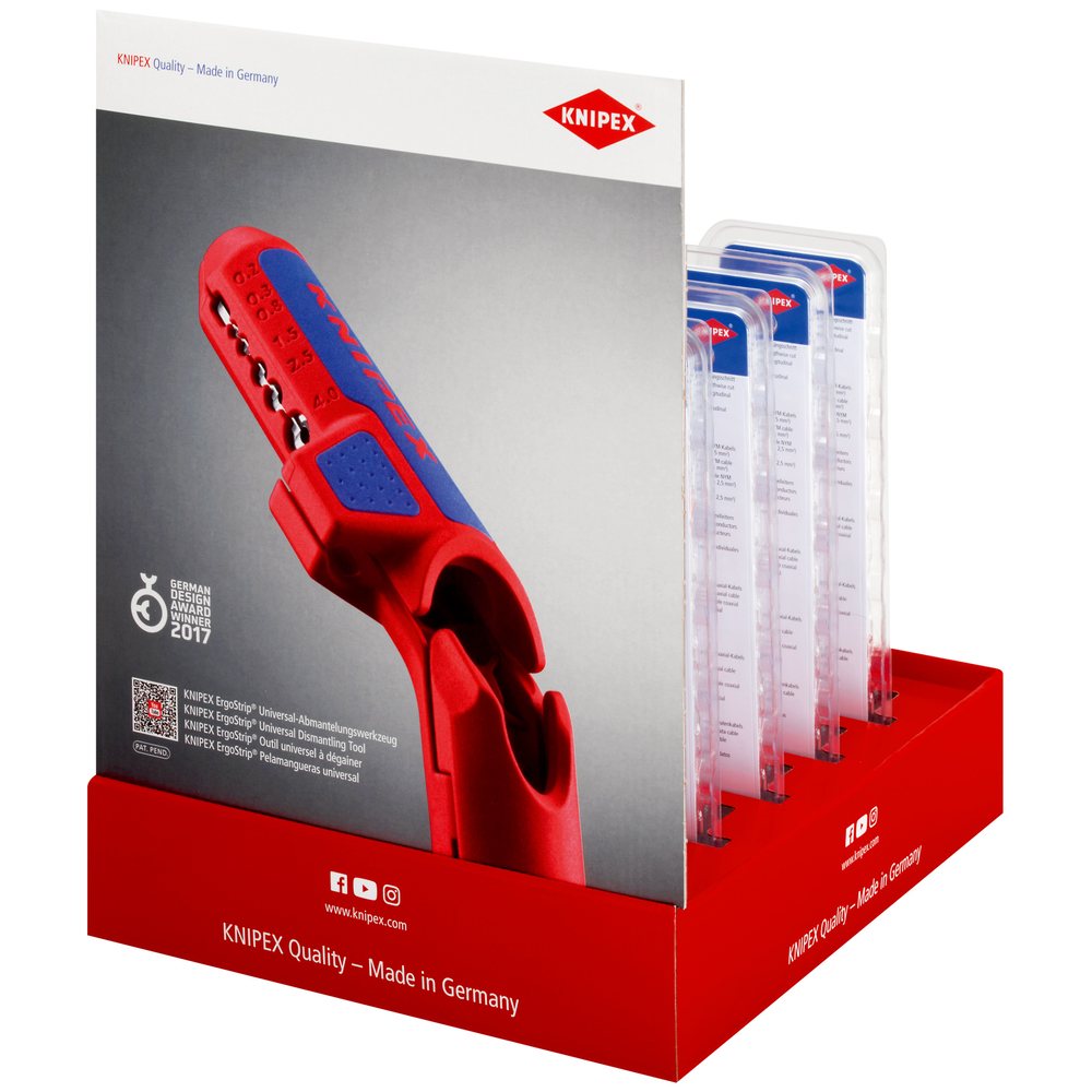 Presentoir comptoir 10 x 16 95 01 sb KNIPEX - 00 18 01 V27