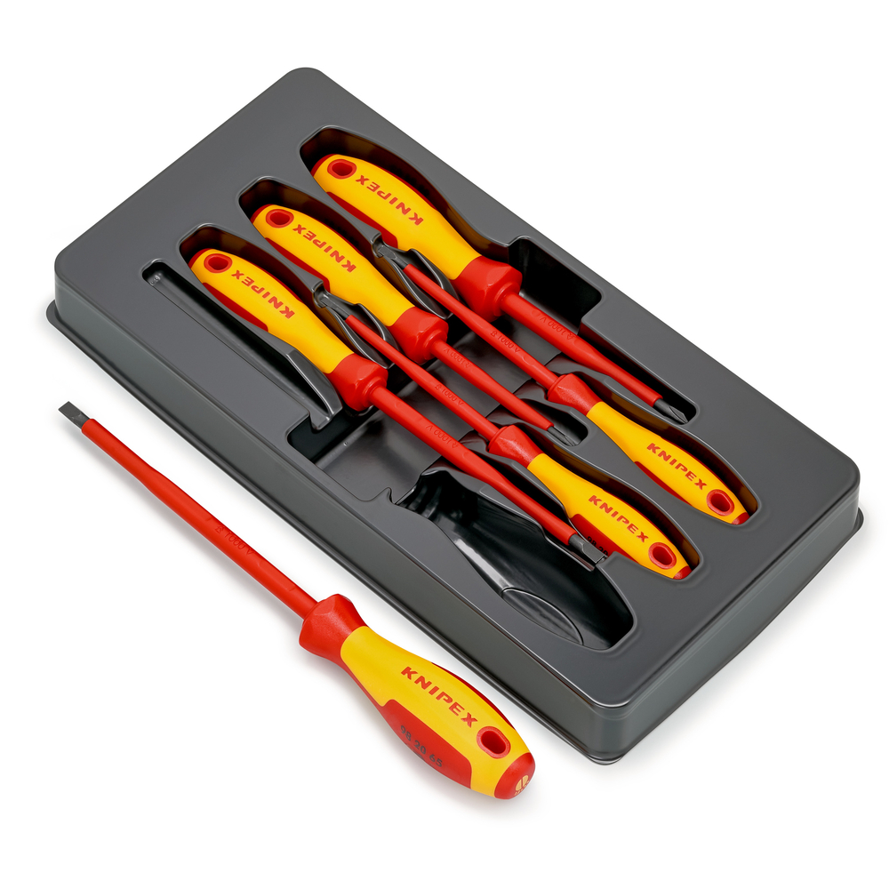 Jeu de 6 tournevis 1000v KNIPEX - 00 20 12 V01