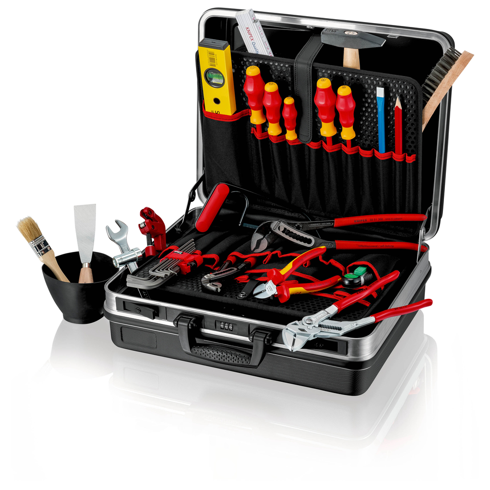 Mallette à outils pour apprentis “Basic” Plomberie 31 pièces KNIPEX - 002105HKS