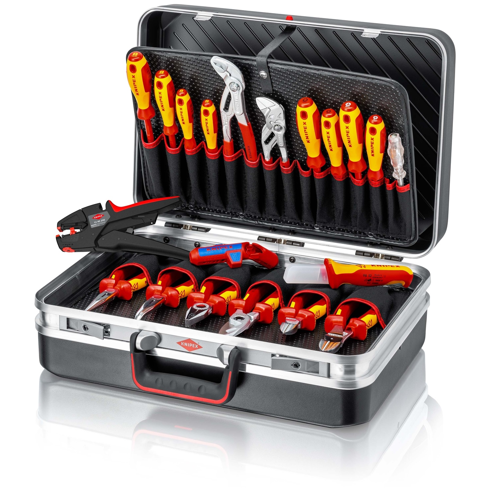 Mallette à outils Standard Electricien - 20 outils - Dimensions 480x180x365mm KNIPEX - 002120
