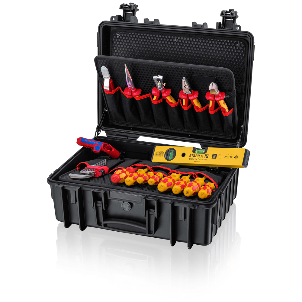 Mallette à outils « Robust23 Start » Électro 24 outils KNIPEX - 002134HLS2