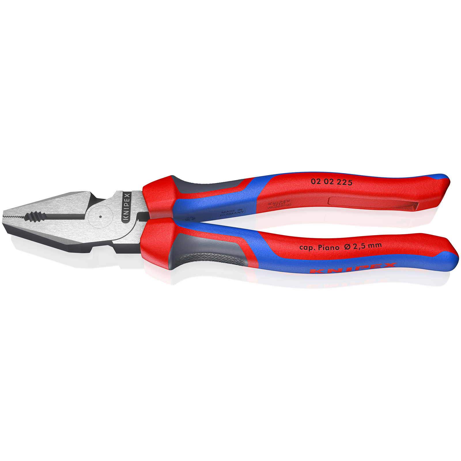 Pince universelle à forte démultiplication 225mm - Tri-matière KNIPEX - 0202225