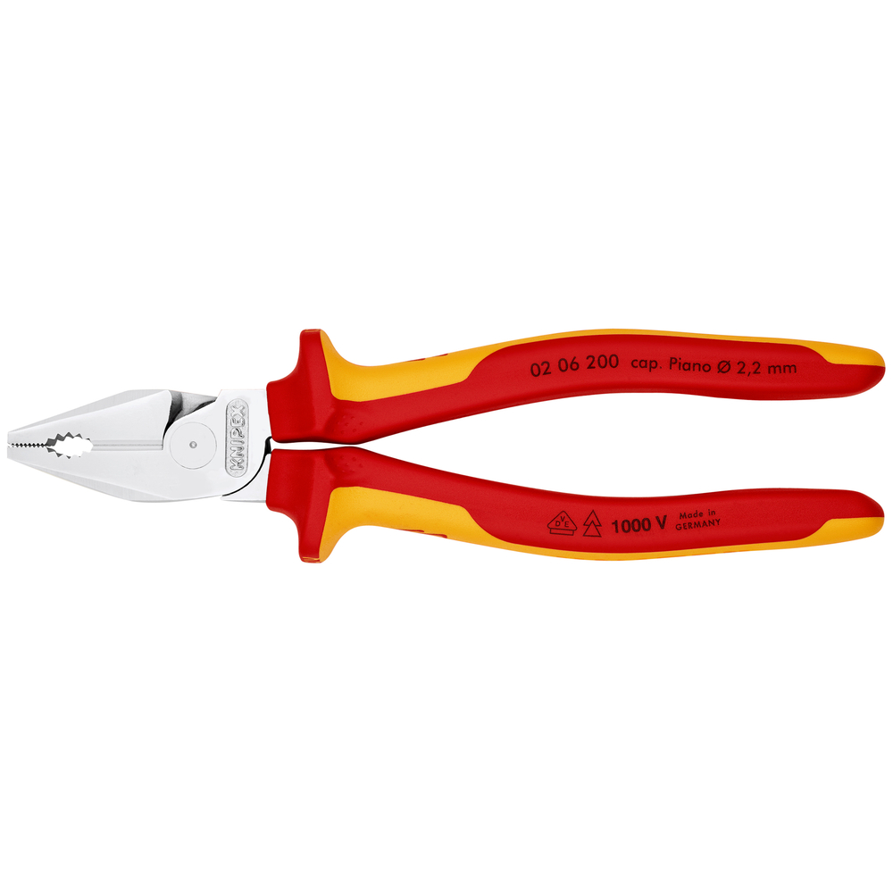 Pince universel demultip 200mm chr 1000v KNIPEX - 02 06 200 SB