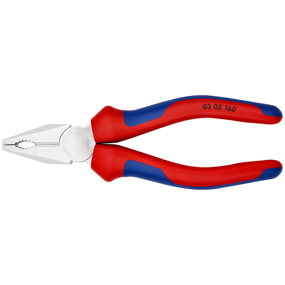 Pince universelle 160mm chrome sur carte KNIPEX - 03 05 160 SB