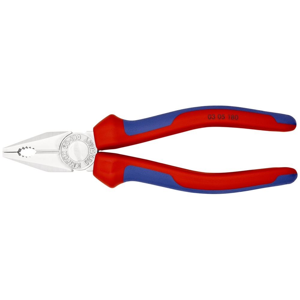 Pince universelle 180mm chrome sur carte KNIPEX - 03 05 180 SB