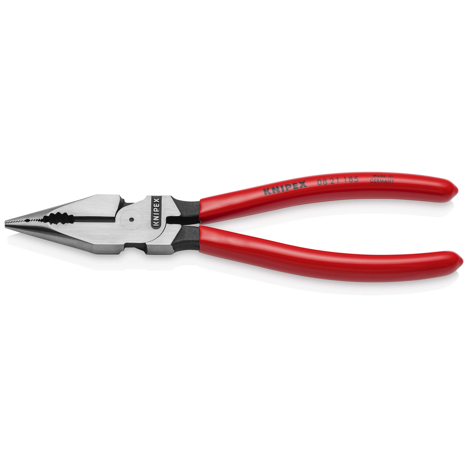 Pince universelle multifonctions 185mm avec tranchant - Gainage PVC KNIPEX - 0821185