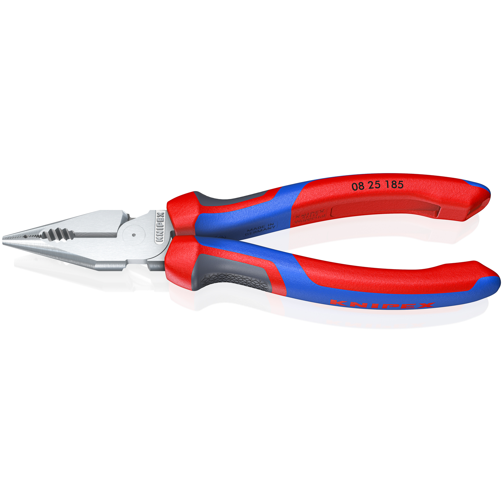 Pince universelle multifonctions 185mm avec tranchant - Tri-matière KNIPEX - 0825185