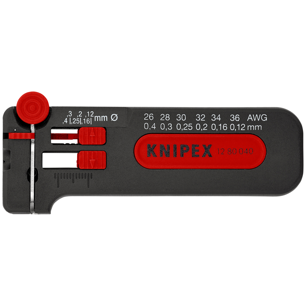 Outil a denuder pt modele 0,12-0,4mm² KNIPEX - 12 80 040 SB
