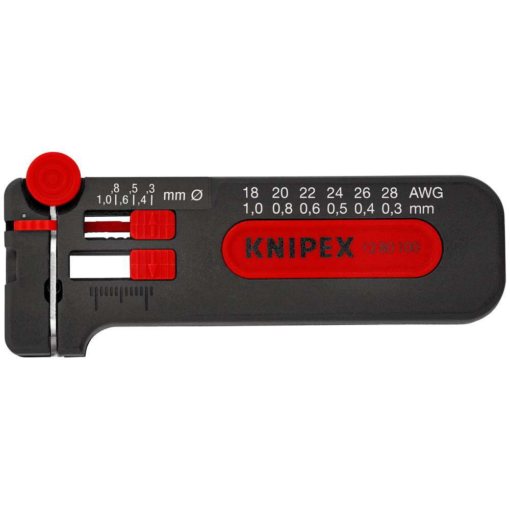 Outil a denuder pt modele 0,30-1,0mm² KNIPEX - 12 80 100 SB