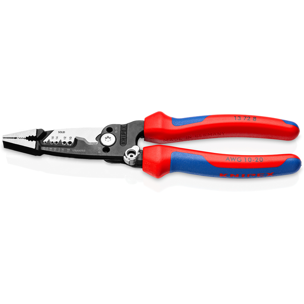 Pince multifonction pour câbles AWG - Gainage bi-matière KNIPEX - 13728