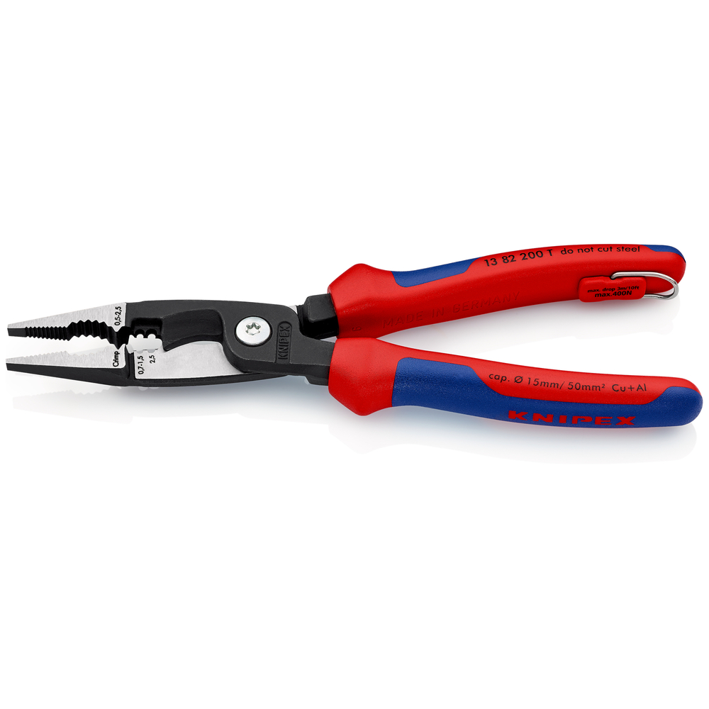 Pince multifonction bimatiere antichute KNIPEX - 13 82 200 T