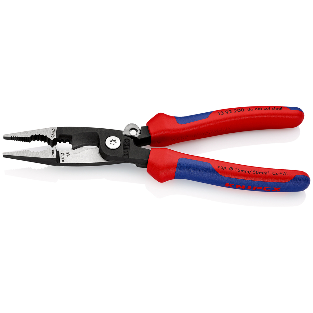 Pince multifonction bimatiere ressort KNIPEX - 13 92 200