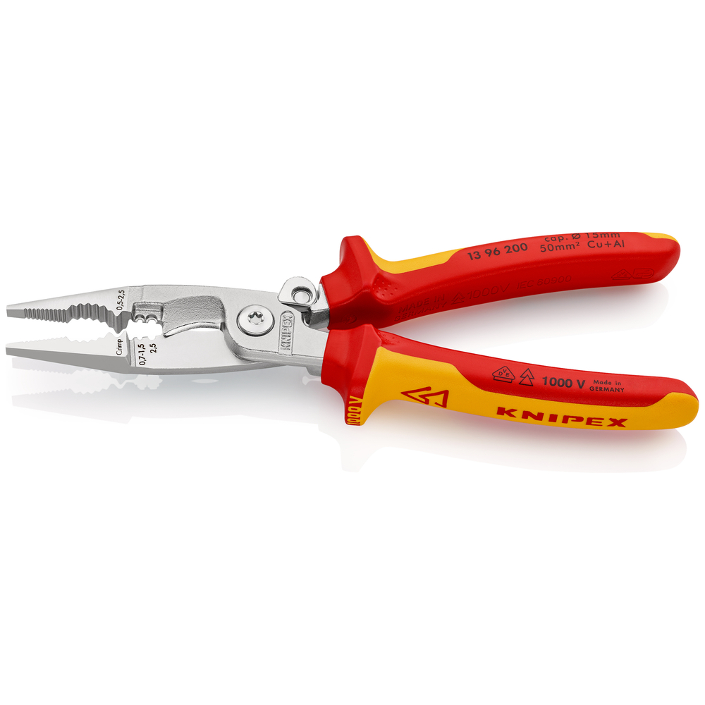 Pince pour installations électriques 1000v KNIPEX - 13 96 200