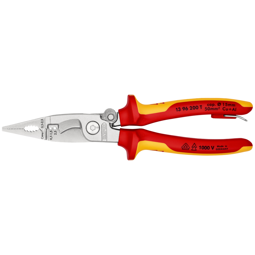 Pince multifonct isolee 1000v antichute KNIPEX - 13 96 200 T