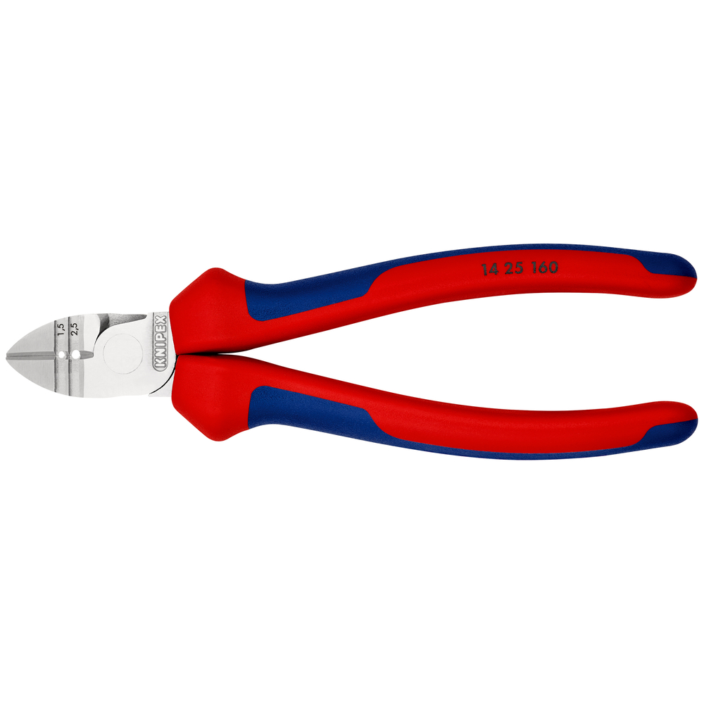 Pince coup./denud. de cote 160mm chrome KNIPEX - 14 25 160