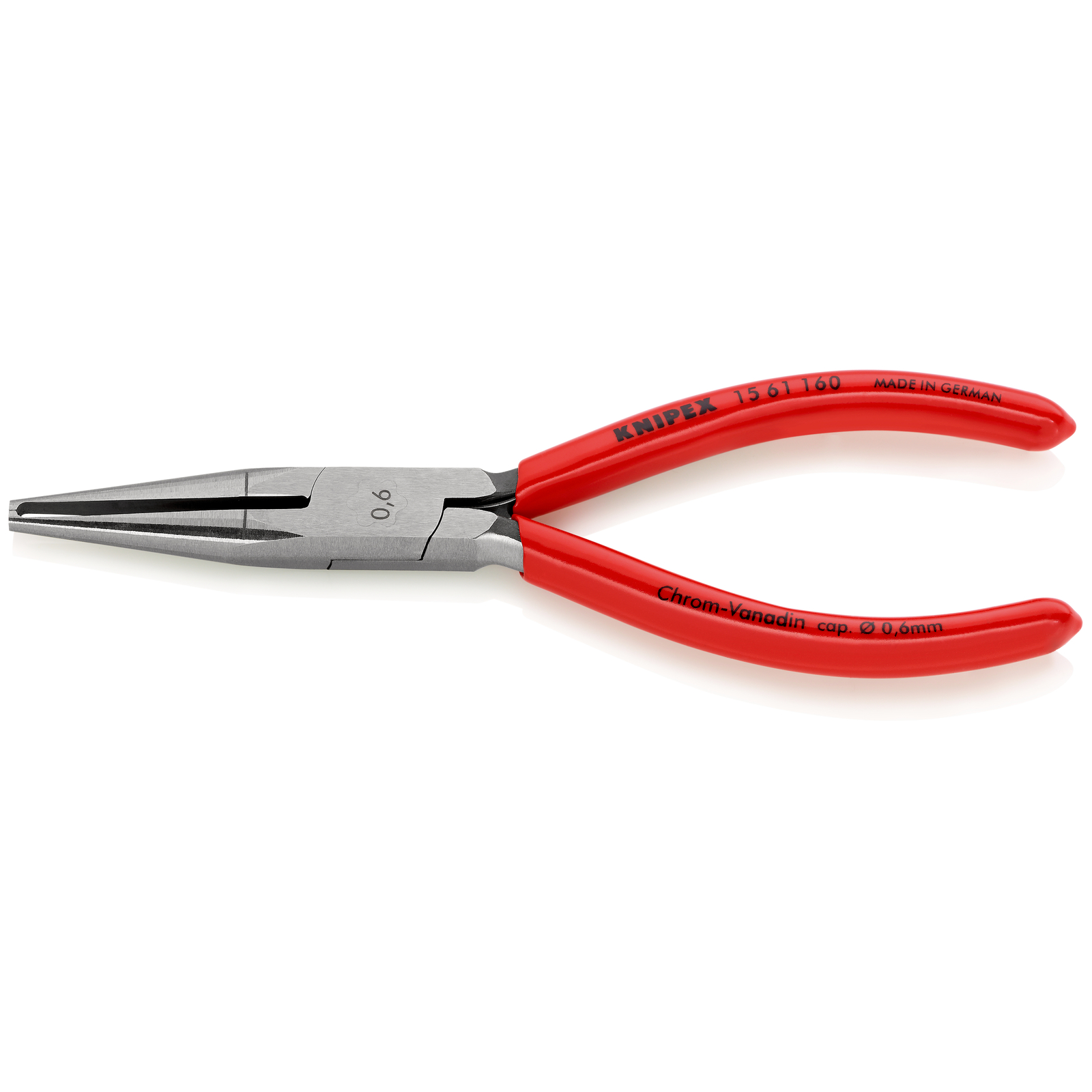 Pince à dénuder avec prisme de dénudage précis D0,6mm - 160mm - Gainage PVC KNIPEX - 1561160