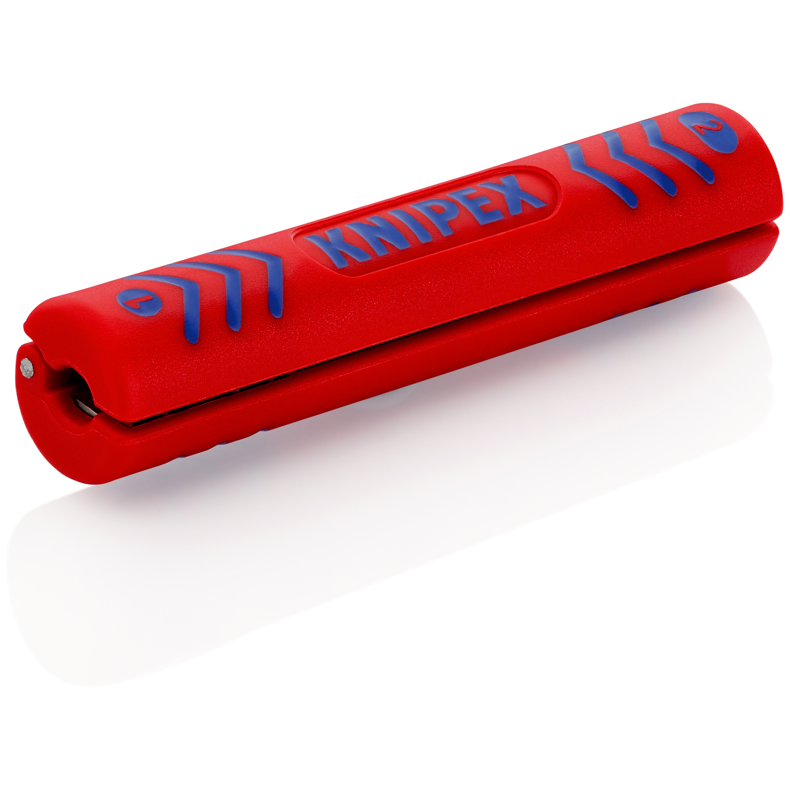 Outil à dénuder pour câbles coaxiaux D4,8 - 7,5mm / 3x0,75mm² - 100mm - SC KNIPEX - 1660100SB