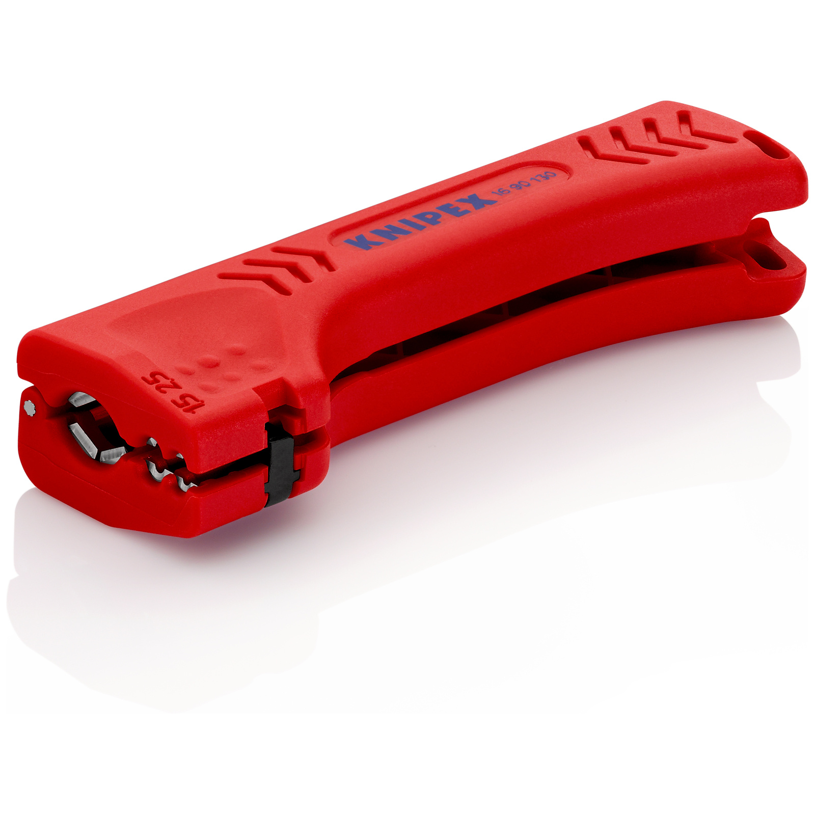 Outil à dégainer universel câbles D8à13mm - 130mm - Boitier ABS - Sur carte KNIPEX - 1690130SB