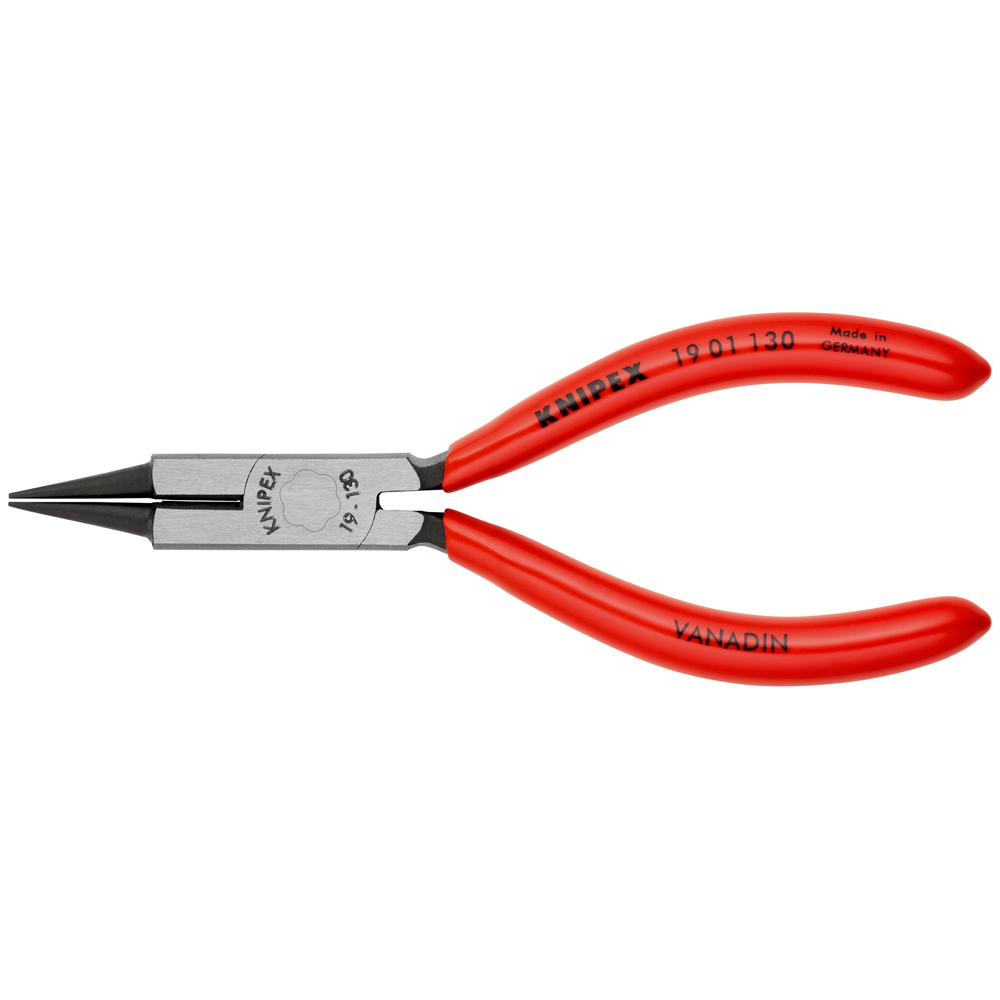 Pince a becs ronds 130mm avec tranchant KNIPEX - 19 01 130 SB