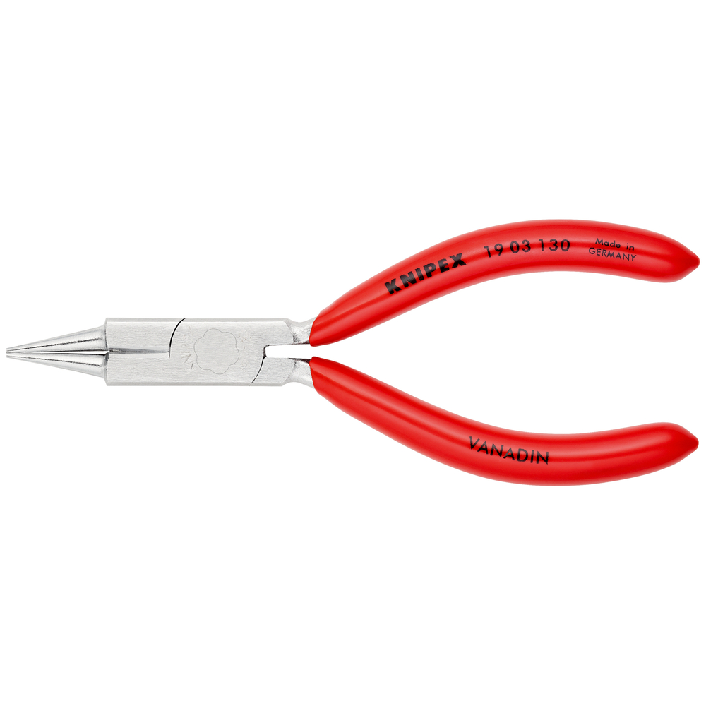 Pince a becs ronds 130mm avec tranchant KNIPEX - 19 03 130