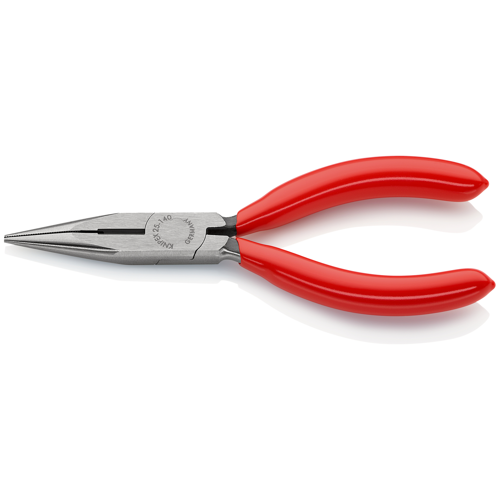 Pince à becs demi-ronds 140mm avec tranchant Dureté 61HRC - Gainage PVC - SC KNIPEX - 2501140SB