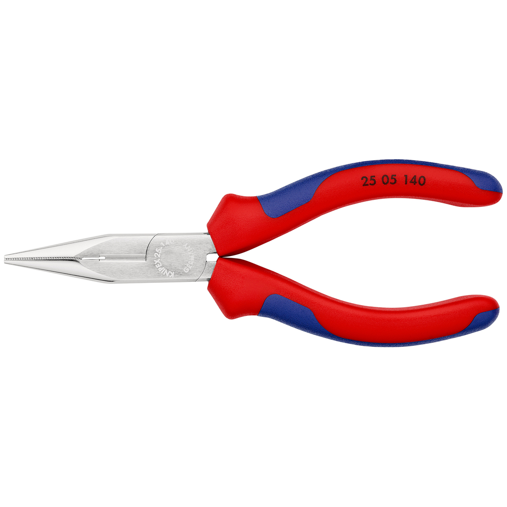 Pince radio bec 1/2 rd 140mm chrome KNIPEX - 25 05 140
