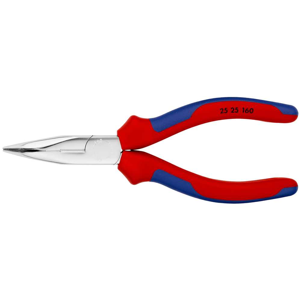 Pince radio bec 1/2 rd 160mm chrome 40° KNIPEX - 25 25 160