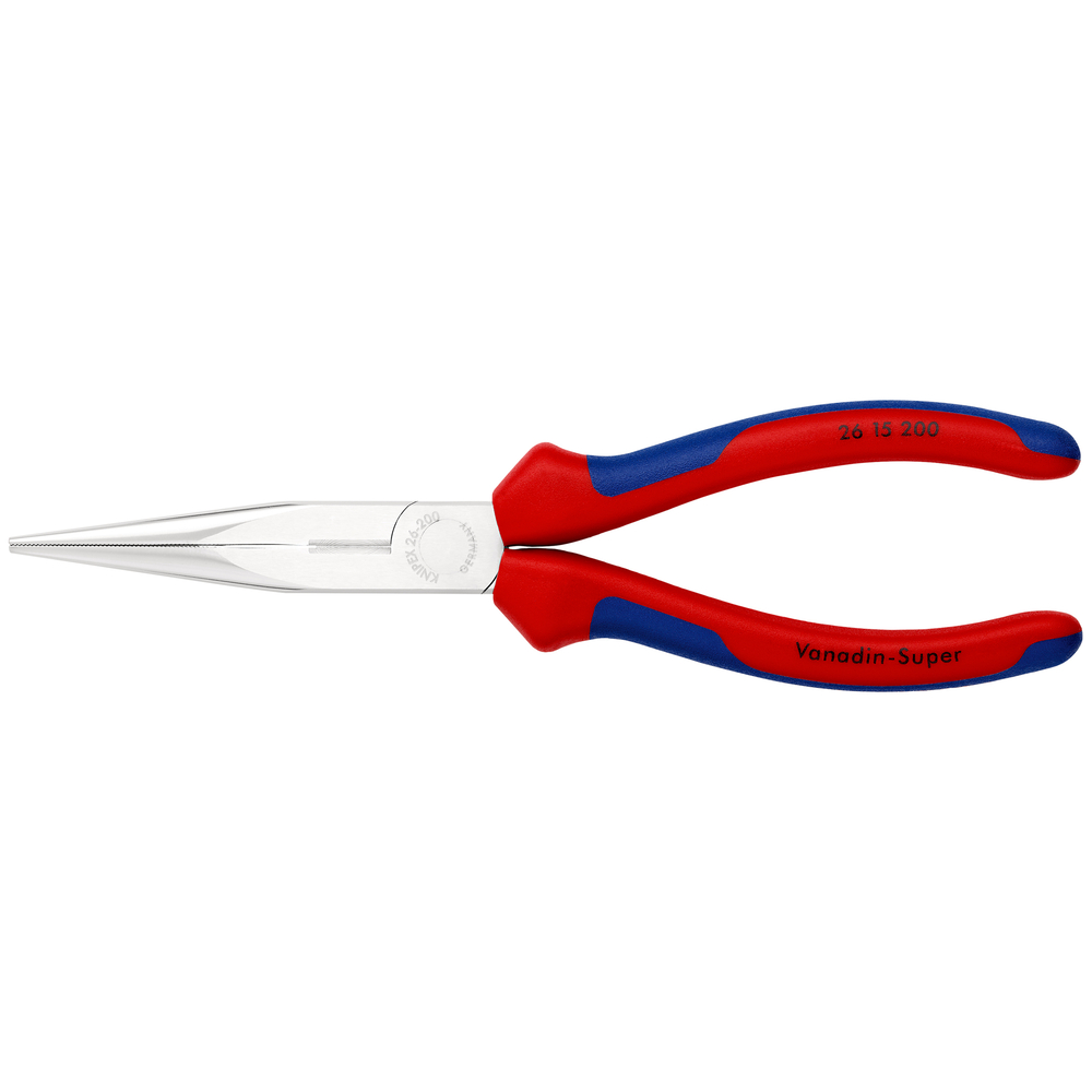 Pince a becs 1/2 ronds 200mm chrome KNIPEX - 26 15 200