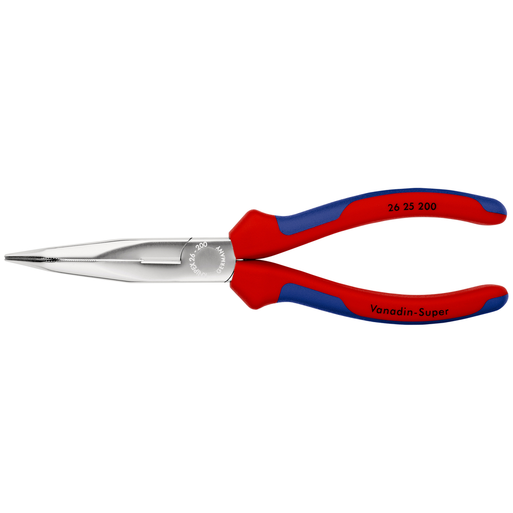 Pince becs 1/2 ronds 200mm 40° chrome KNIPEX - 26 25 200 SB