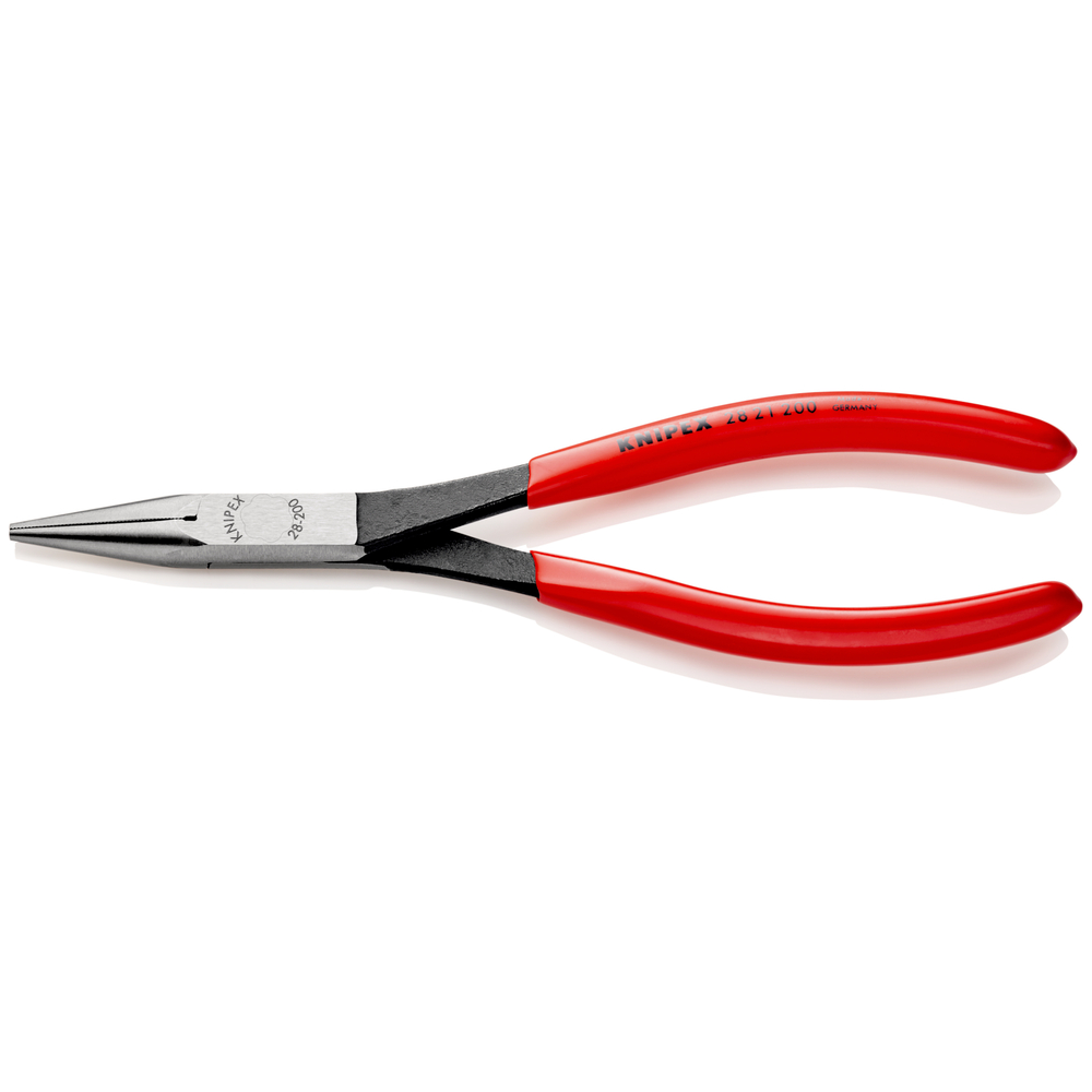 Pince de montage 200mm becs 1/2 ronds - Gainage PVC - Grande force de préhension KNIPEX - 2821200