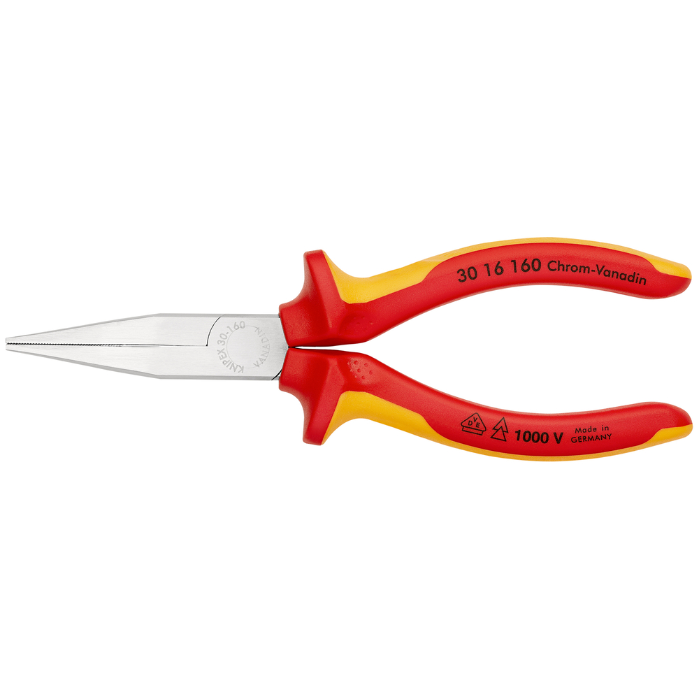Pince a becs longs 160mm chrome 1000v KNIPEX - 30 16 160 SB