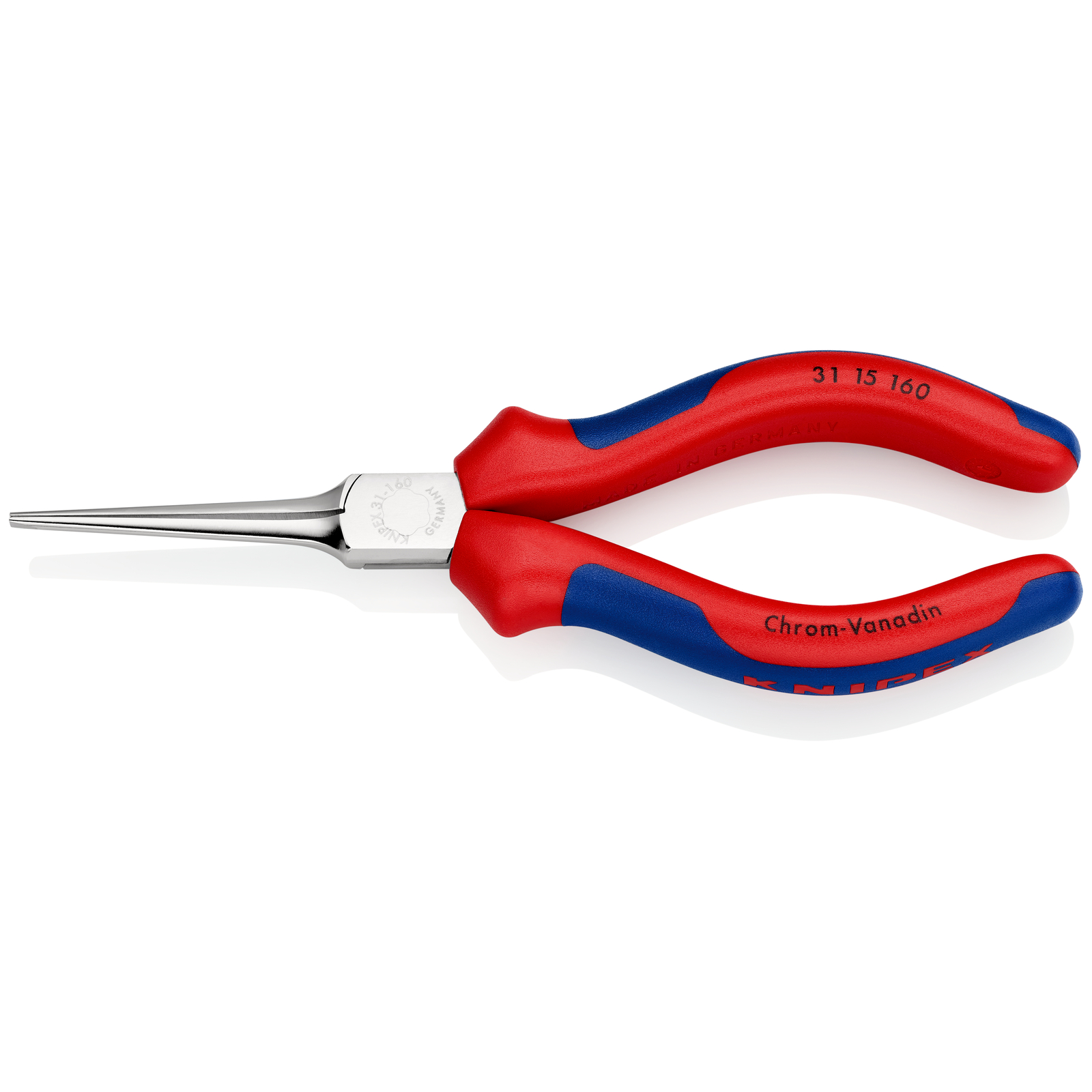 Pince ultrafine de préhension 160mm - Gaines bi-matière - Avec becs longs : 55mm KNIPEX - 3115160