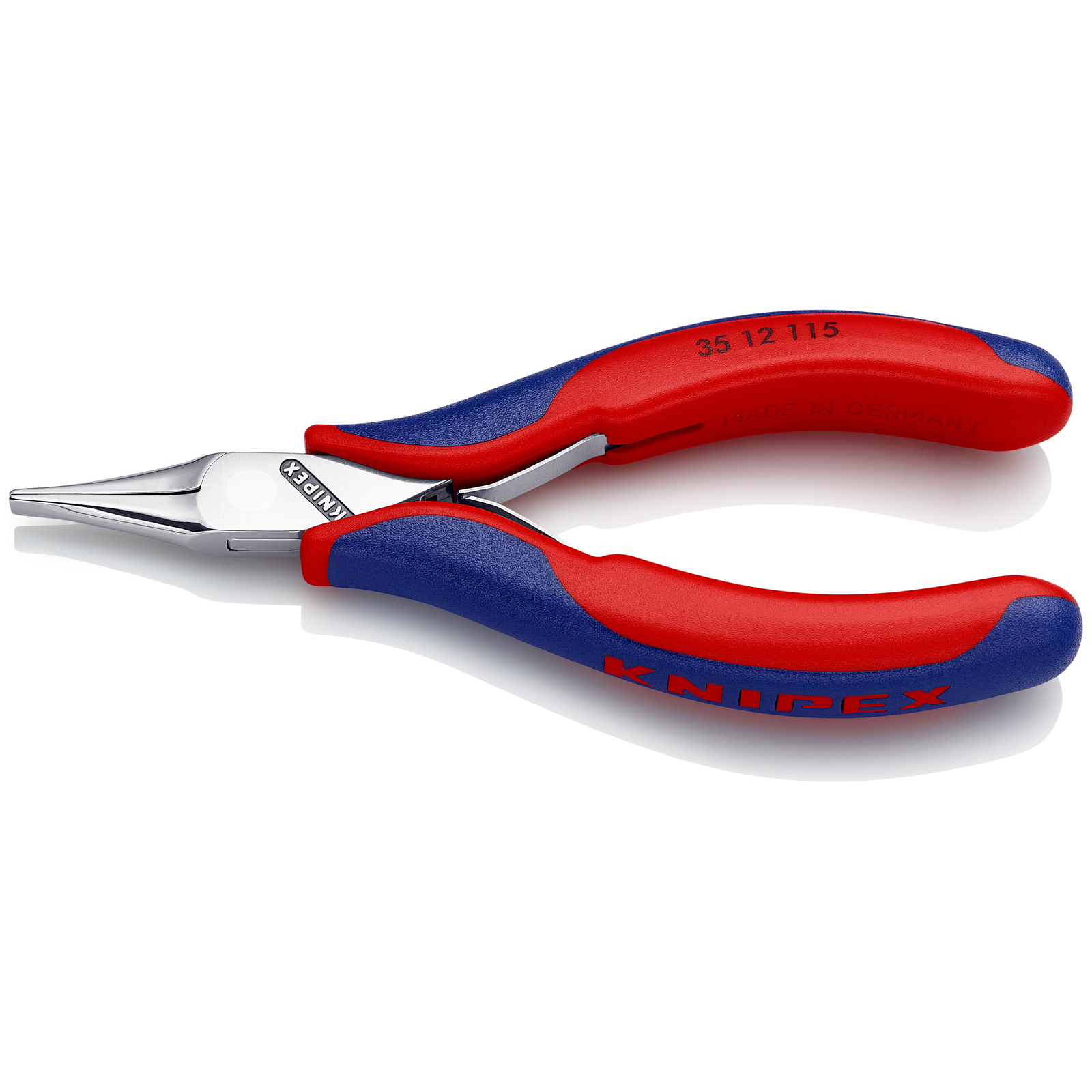 Pince de préhension - Becs plats lisses - 115mm - Bi-matière - Polie miroir KNIPEX - 3512115